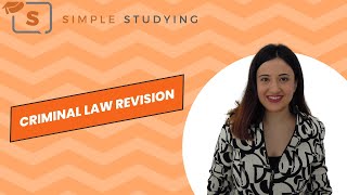 Criminal law revision [upl. by Hannis36]