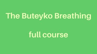 Breathwork Buteyko Breathing Lesson 7 Diary of the practice [upl. by Kolk255]