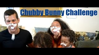 Chubby Bunny Challenge  The Curly Coopers [upl. by Kirit]