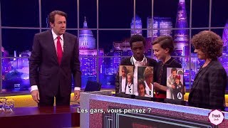 Millie Gaten et Caleb jouent à un jeu chez Jonathan Ross  VOSTFR Traduction Française [upl. by Eednar]