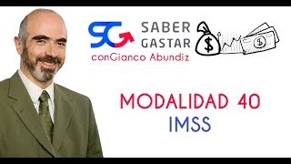 Modalidad 40 IMSS [upl. by Maura]