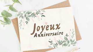 Messages danniversaire originaux pour un souhaiter un anniversaire [upl. by Anaihsat]