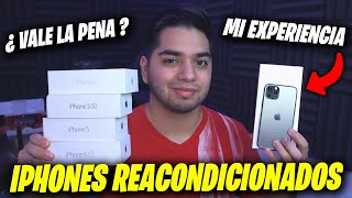 🥇 IPHONES REACONDICIONADOS 📱  MI EXPERIENCIA ¿VALE LA PENA [upl. by Bathesda]