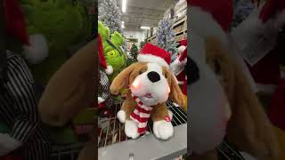 Animated Santa Dog at Home Depot youtubeshorts christmasdecorations [upl. by Ijies]