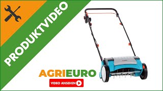 Produktvideo Gardena EVC 1000  Elektrischer Rasenlüfter [upl. by Kelby684]