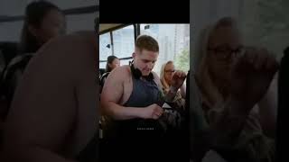 Disabled man giving seats to a lady in the bus Shorts [upl. by Oicaroh]