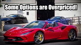 Breakdown of What The Options Cost on My New Ferrari [upl. by Neelyahs]