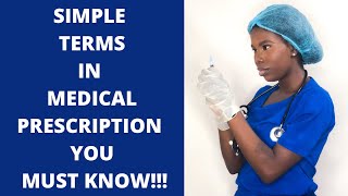 HOW TO TRANSLATE MEDICAL PRESCRIPTIONS [upl. by Kenzie]