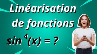 Linéarisation des fonctions sin4x et sin5x  partie 2 [upl. by Opaline]