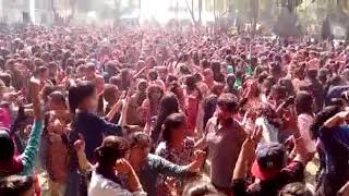 Holi party dance GVM college sonipat Haryana Holy dance [upl. by Nybor]