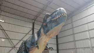 Life Size Realistic Animatronic Dinosaur Trex Servo Motors Dinosaur Wide Range of Movements [upl. by Soma]