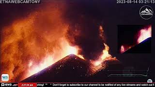 Mt Etna 1314th August 2023 Part 4 [upl. by Amla]