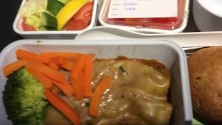 Cathay Pacific Vegetarian Lacto Ovo Meal [upl. by Ashlin606]