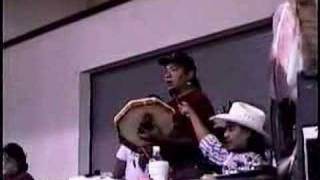 Native American Shoshone Paiute Indian signing  Round Dance [upl. by Lagas]