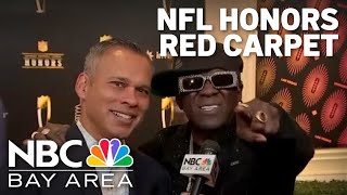 On the red carpet at NFL Honors in Las Vegas [upl. by Bourgeois]