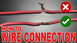 How to Wire Proper Electric Cable Connection  Cara Penyambungan Wayar Elektrik yang betul [upl. by Tansy]