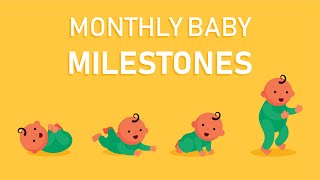 What are Baby Monthly Milestones How Should a Baby Grow [upl. by Gabriella667]