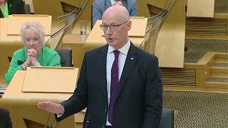 John Swinney rips into Alister Jack over plans for new Scottish nuclear plant [upl. by Siladnerb]