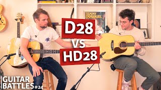 Martin D28 vs Martin HD28  Guitar Battles 24   TFOA [upl. by Hodgson]