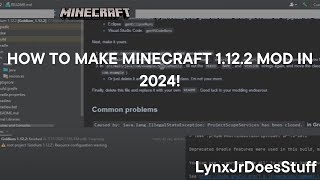 How to make Minecraft 1122 Forge mods on the year 2024 [upl. by Lough]