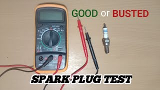 Paano mag test ng spark plug gamit ang multimeter [upl. by Letsirhc694]