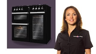 Flavel MLN9FRK 90 cm Dual Fuel Range Cooker  Black  Product Overview  Currys PC World [upl. by Tisdale]