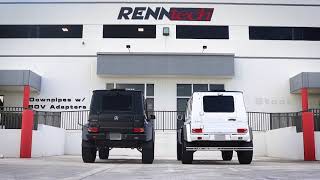 RENNtech G550 4x4²  Exhaust Comparison [upl. by Recha]