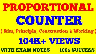 PROPORTIONAL COUNTER  DETECTOR  NUCLEAR PHYSICS  WITH EXAM NOTES [upl. by Silas]