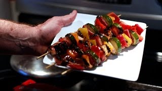 How To Make Vegetable Kabobs [upl. by Lundgren]