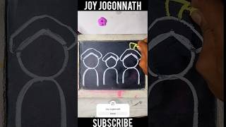 🕉️Jagannath🙏Balram🙏Subhadra🕉️ easy drawing for kids mypaintingtv viral trending shorts [upl. by Alitta]