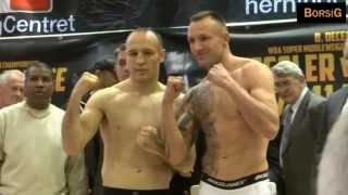 Kessler vs Magee Weigh In [upl. by Mikol]