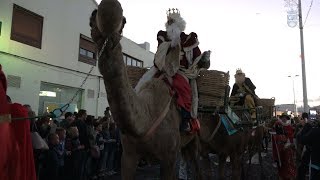 Cabalgata Reyes Magos Tías 2018 [upl. by Eimorej]