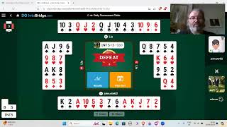 5 hands against a top bridge player Adam Wildavsky 26th June 2024 [upl. by Eilarol754]