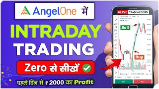 Angel One Intraday Trading kaise kare in hindi  Angel One Trading kaise kare  Digital Saurav [upl. by Eward808]