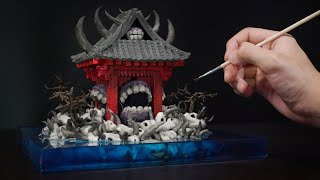 【呪術廻戦】両面宿儺の領域展開 伏魔御廚子作ってみた｜How To Make Malevolent Shrine  Jujutsu Kaisen  Domain Expansion [upl. by Brunelle976]