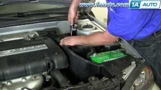 How To Install Replace Mass Air Flow Sensor 2001 06 Hyundai Elantra 2 0L [upl. by Wally]