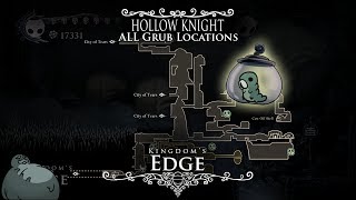 Hollow Knight  ALL Grub Locations and TutorialWalkthrough  Episode 7 Kingdoms Edge [upl. by Fineberg]