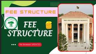 Arid University Semester Wise Fee Structure 2022 [upl. by Yrok]