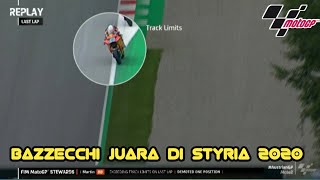 Hasil Full Race Moto2 Styria hari ini 23 Agustus 2020  Berita motoGP 2020  motoGP Styria 2020 [upl. by Viveca]