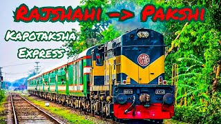 Rajshahi to Pakshi  Journey by Train  716 Kapotaksha Express  Travel Vlog [upl. by Aliel295]