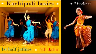 Kuchipudi jathi by Laxmi Samarpana Kiev 2015 Jathi No7 from 1st half [upl. by Anthia269]