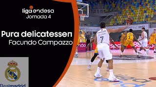 Delicatessen Facundo Campazzo preciosa asistencia  Liga Endesa 202021 [upl. by Leverick]