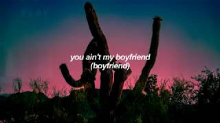 ariana grande amp social house  boyfriend slowed down  lyrics [upl. by Hendel]