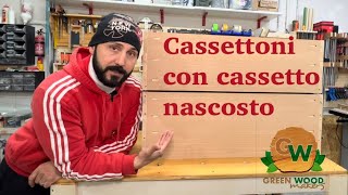 Cassettoni con cassetto nascosto  Falegnameria  Fai da te  Cucina [upl. by Monte]