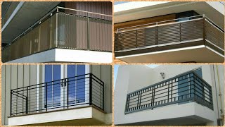 Balcony Grill Design  Modern Balcony Grill Design  Iron Railing Front Railing [upl. by Suivatnad423]