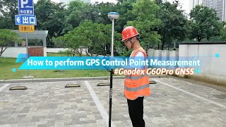 How to perform GPS Control Point SurveyRapid Static GPS data Observation [upl. by Wernher]