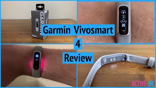 Garmin Vivosmart 4 review  PulseOX body battery but no GPS tracking [upl. by Airrotal19]