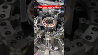 Bldc motor stator weldingautomobile machine robotic [upl. by Namsaj707]