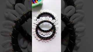 DIY Navratri Bangles 😍  Old bangles reuse for Navratri diy shorts navratrispecial [upl. by Nosretep]