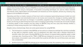 Capital Structure Part 4 EBITDA Leverage  Financial Management  CS Exec amp CMA Inter  Dec 2024 [upl. by Oicnerolf767]